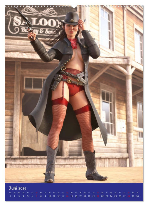 Coseplay Pin Up (CALVENDO Premium Wandkalender 2026)