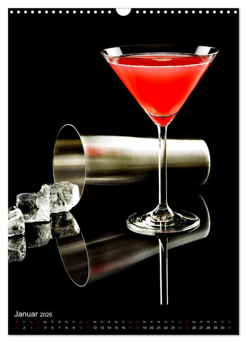 Cocktails und Longdrinks (CALVENDO Wandkalender 2026)