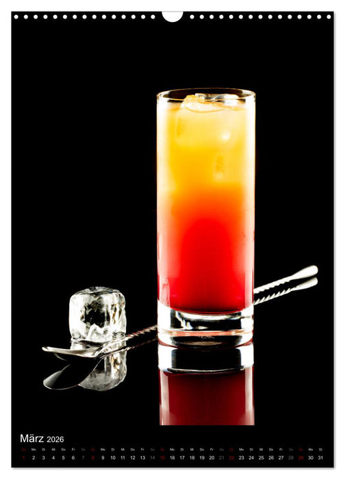 Cocktails und Longdrinks (CALVENDO Wandkalender 2026)