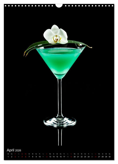 Cocktails und Longdrinks (CALVENDO Wandkalender 2026)