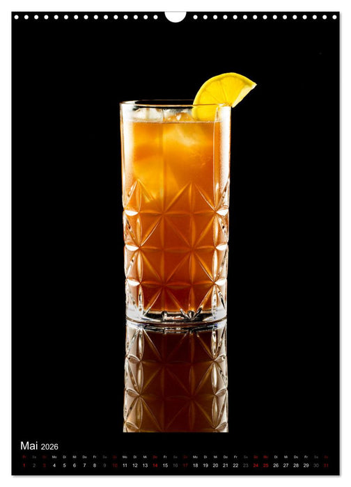 Cocktails und Longdrinks (CALVENDO Wandkalender 2026)