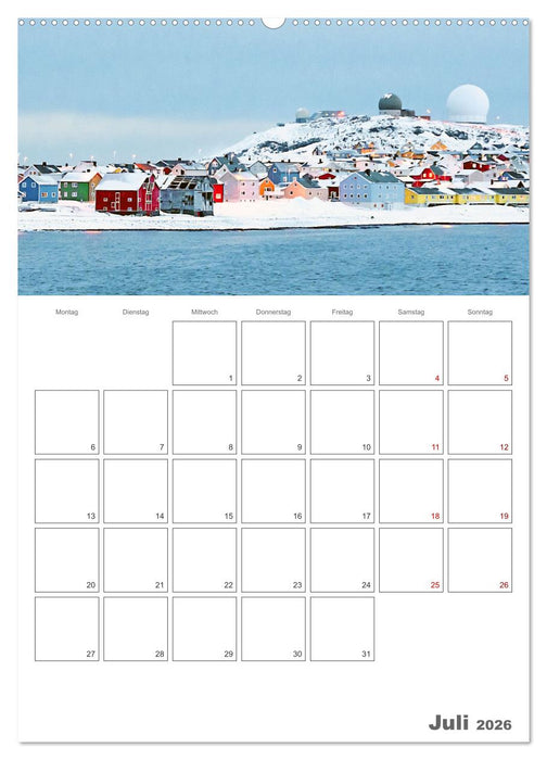 Die Küste Norwegens - Terminplaner (CALVENDO Premium Wandkalender 2026)