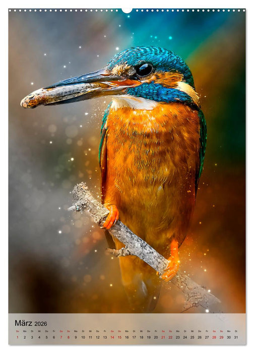 Schillernder Eisvogel (CALVENDO Wandkalender 2026)