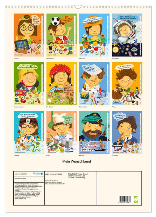 Mein Wunschberuf (CALVENDO Wandkalender 2026)
