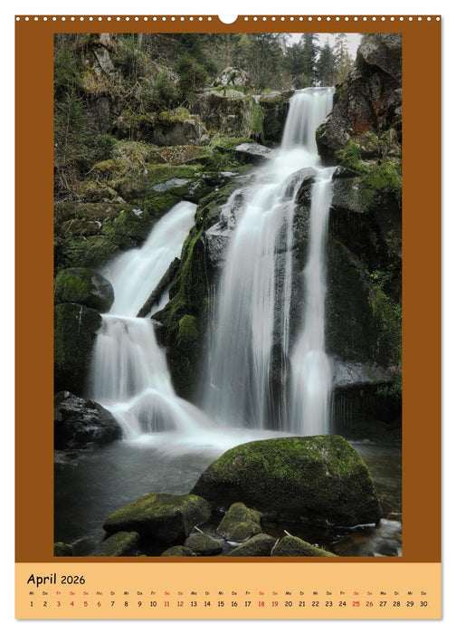 Schwarzwald Wasserfälle (CALVENDO Premium Wandkalender 2026)