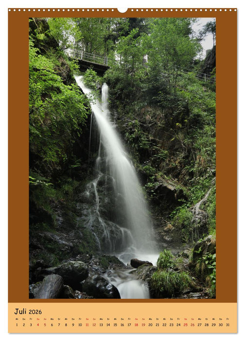 Schwarzwald Wasserfälle (CALVENDO Premium Wandkalender 2026)