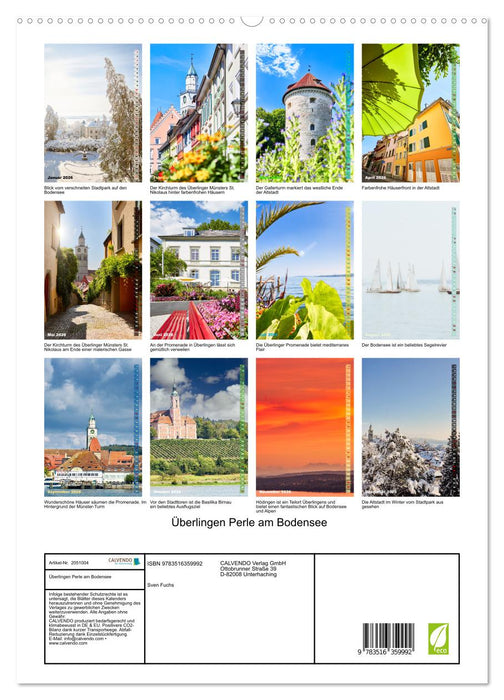 Überlingen Perle am Bodensee (CALVENDO Premium Wandkalender 2026)