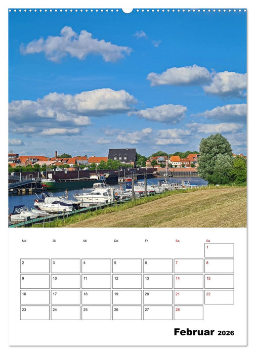 Boizenburg am Elberadweg (CALVENDO Premium Wandkalender 2026)