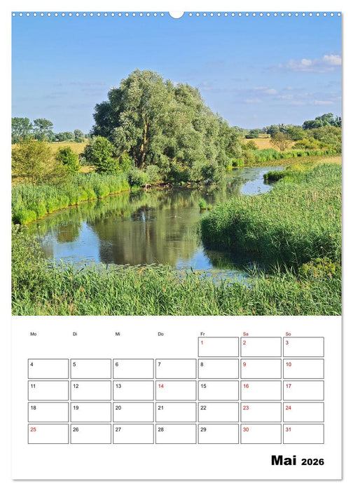 Boizenburg am Elberadweg (CALVENDO Premium Wandkalender 2026)