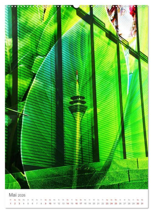 Künstliche Welten (CALVENDO Premium Wandkalender 2026)