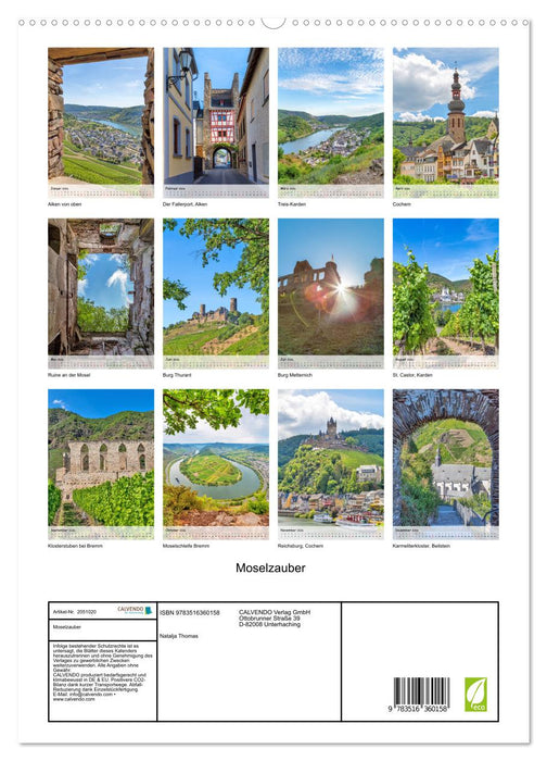 Moselzauber (CALVENDO Premium Wandkalender 2026)