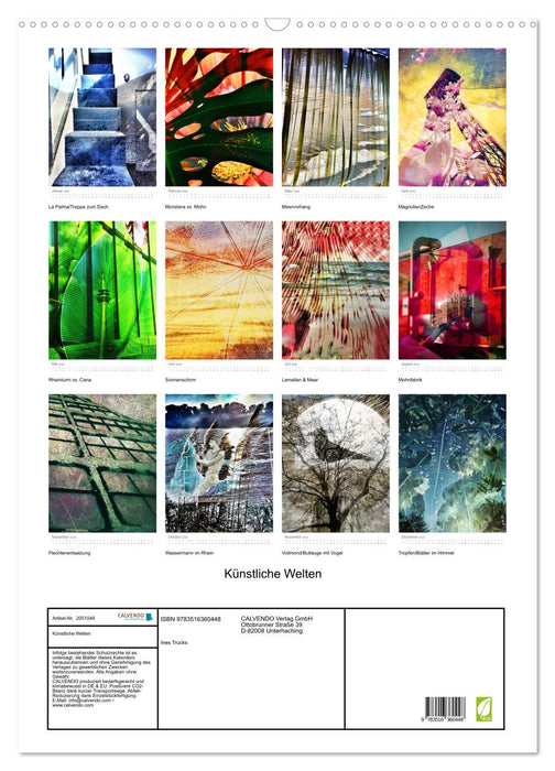 Künstliche Welten (CALVENDO Wandkalender 2026)
