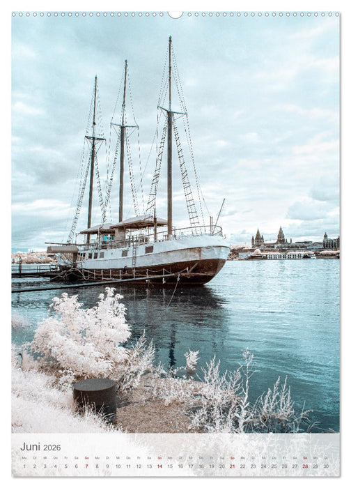 MAINZ IN INFRAROT (CALVENDO Wandkalender 2026)