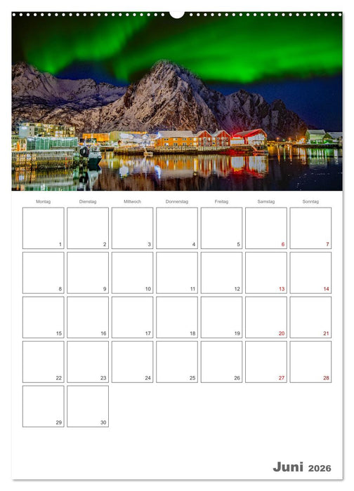 Die Küste Norwegens - Terminplaner (CALVENDO Wandkalender 2026)