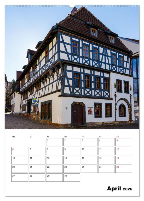 Historisches Eisenach (CALVENDO Premium Wandkalender 2026)