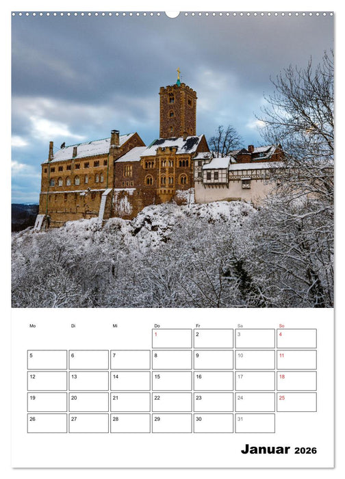 Die Thüringer Wartburg (CALVENDO Premium Wandkalender 2026)