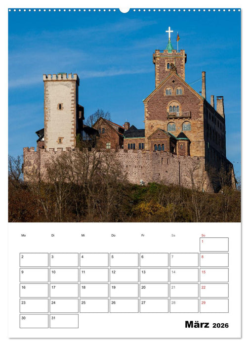 Die Thüringer Wartburg (CALVENDO Premium Wandkalender 2026)