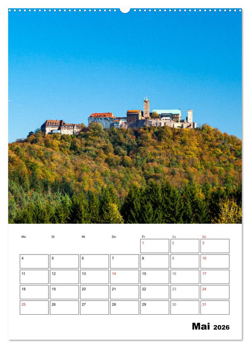 Die Thüringer Wartburg (CALVENDO Premium Wandkalender 2026)