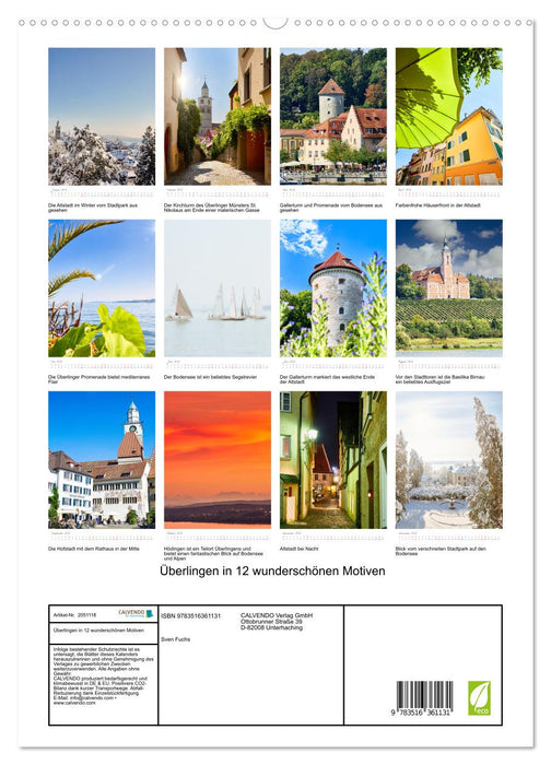 Überlingen in 12 wunderschönen Motiven (CALVENDO Wandkalender 2026)
