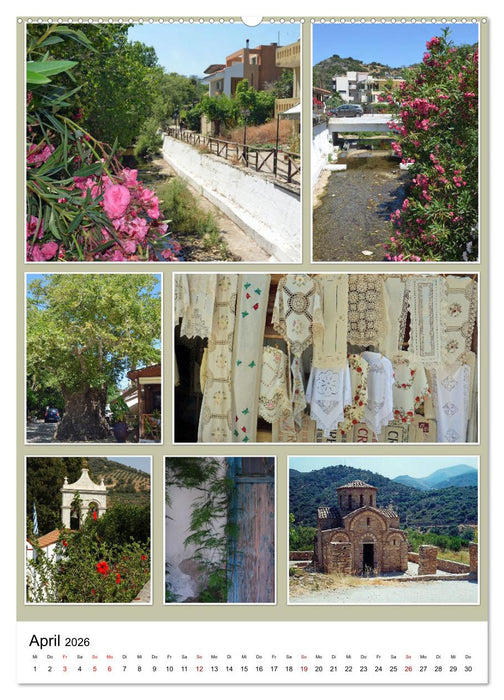 Kreta - Historische Städte und Bilderbuchdörfer (CALVENDO Premium Wandkalender 2026)
