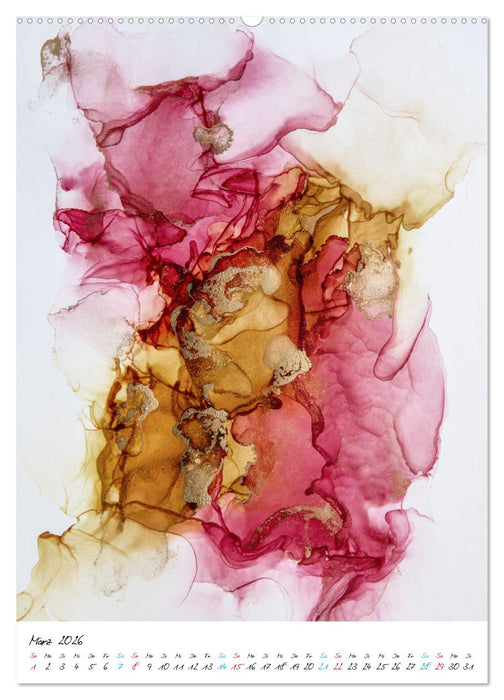 Abstrake Malerei (CALVENDO Premium Wandkalender 2026)