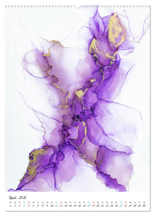 Abstrake Malerei (CALVENDO Premium Wandkalender 2026)