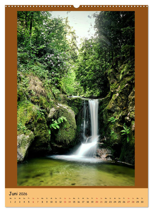 Schwarzwald Wasserfälle (CALVENDO Wandkalender 2026)