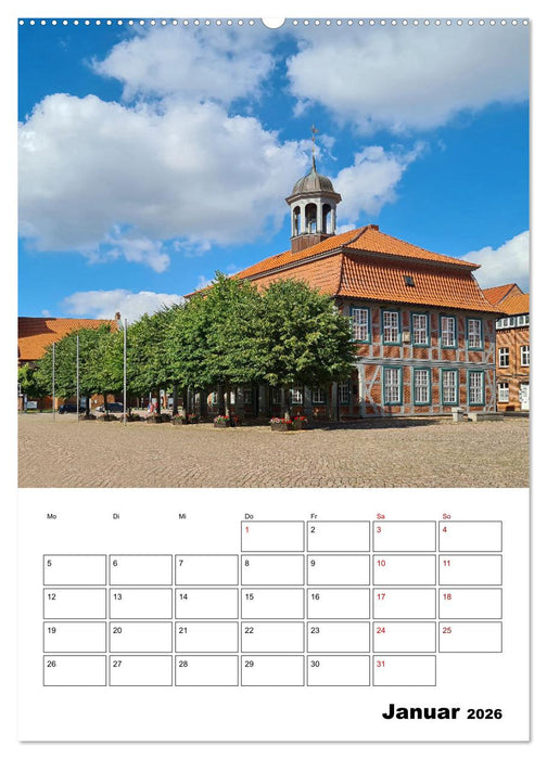 Boizenburg am Elberadweg (CALVENDO Wandkalender 2026)