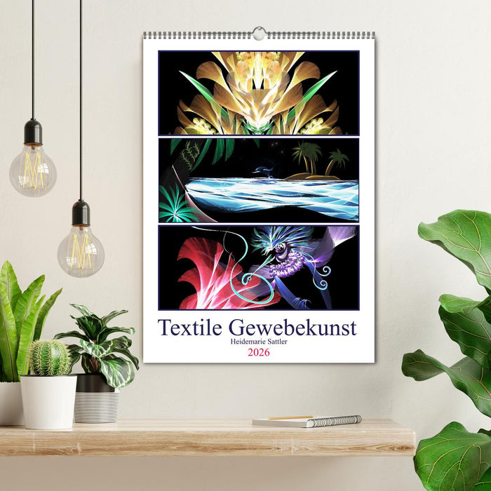 Textile Gewebekunst (CALVENDO Wandkalender 2026)
