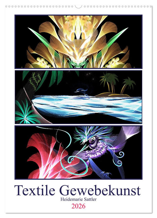 Textile Gewebekunst (CALVENDO Wandkalender 2026)