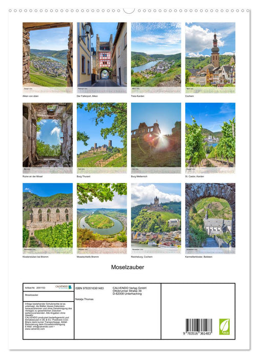 Moselzauber (CALVENDO Wandkalender 2026)