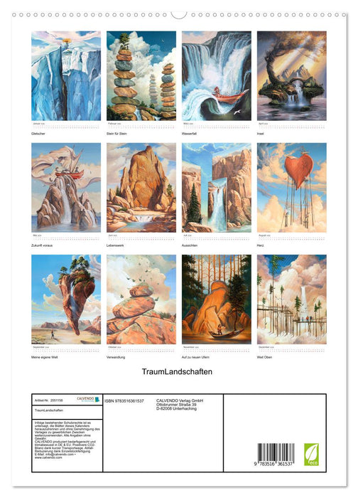 TraumLandschaften (CALVENDO Premium Wandkalender 2026)