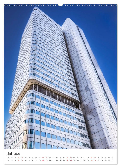 Frankfurt Turmvisionen (CALVENDO Premium Wandkalender 2026)