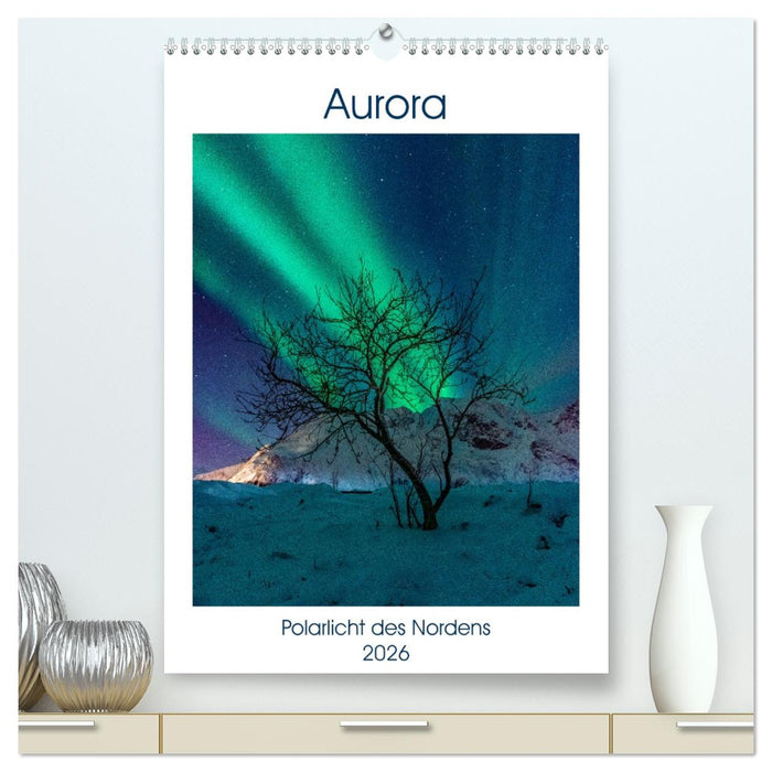 Aurora - Polarlicht des Nordens (CALVENDO Premium Wandkalender 2026)