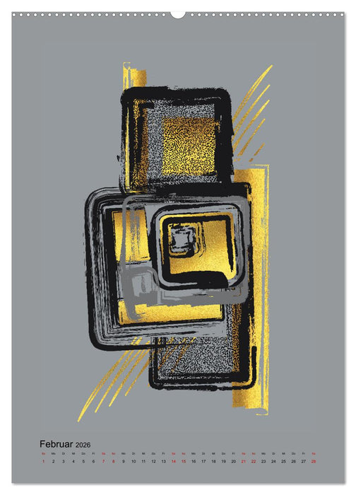 GRAFISCHE KUNST (CALVENDO Premium Wandkalender 2026)