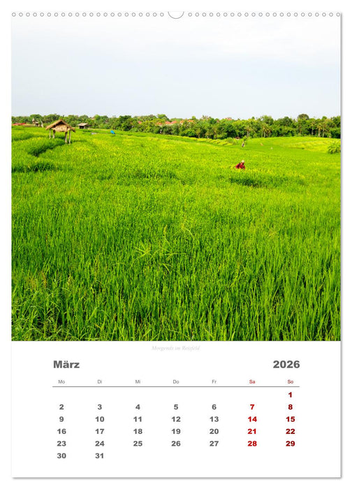 Reiseimpressionen durch Bali (CALVENDO Wandkalender 2026)