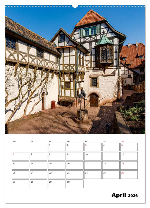 Die Thüringer Wartburg (CALVENDO Wandkalender 2026)