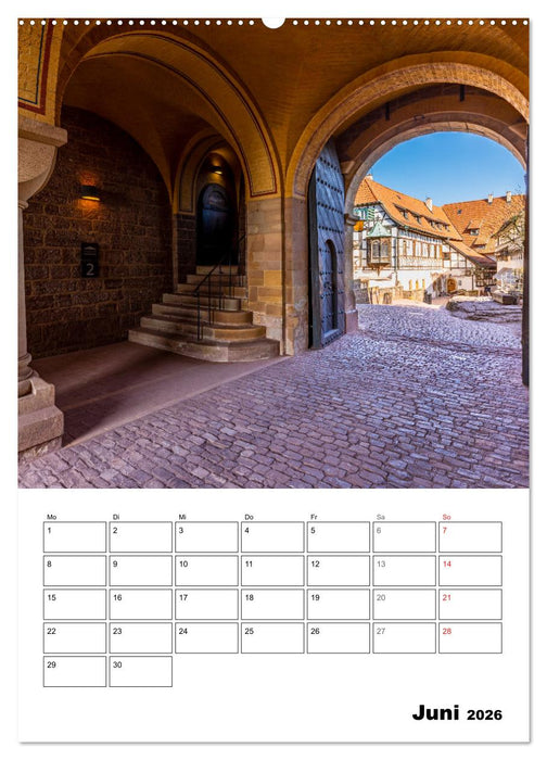 Die Thüringer Wartburg (CALVENDO Wandkalender 2026)