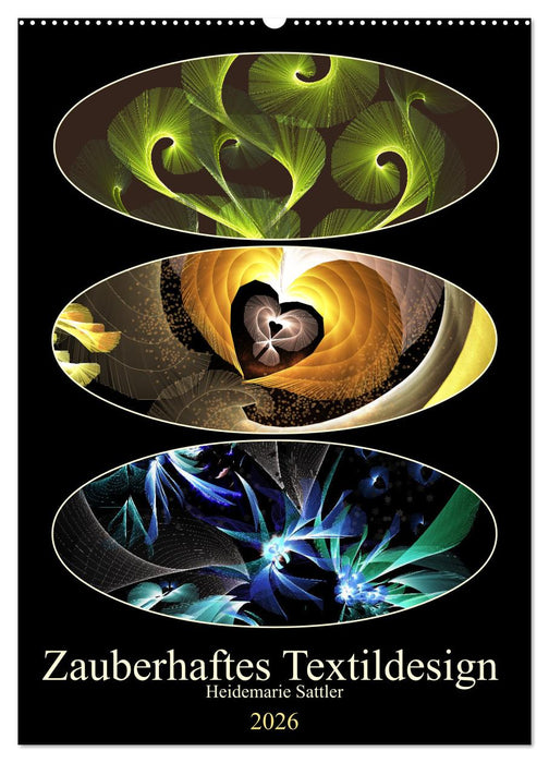 Zauberhaftes Textildesign (CALVENDO Wandkalender 2026)