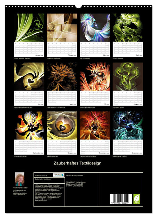 Zauberhaftes Textildesign (CALVENDO Wandkalender 2026)