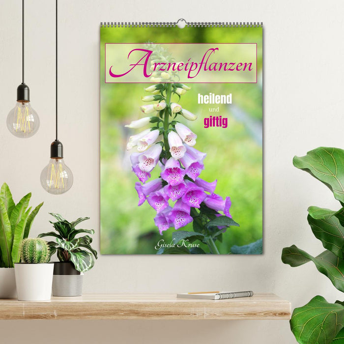 Arzneipflanzen - heilend und giftig (CALVENDO Wandkalender 2026)
