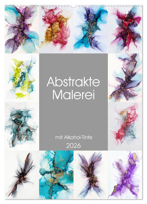 Abstrake Malerei (CALVENDO Wandkalender 2026)