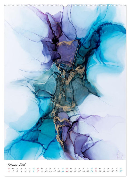 Abstrake Malerei (CALVENDO Wandkalender 2026)