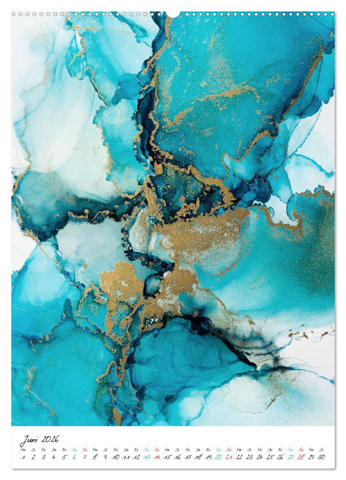 Abstrake Malerei (CALVENDO Wandkalender 2026)