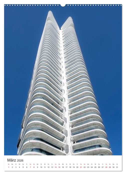 Frankfurt Turmvisionen (CALVENDO Wandkalender 2026)