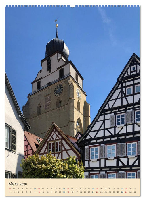 Herrenberg im Fokus (CALVENDO Premium Wandkalender 2026)