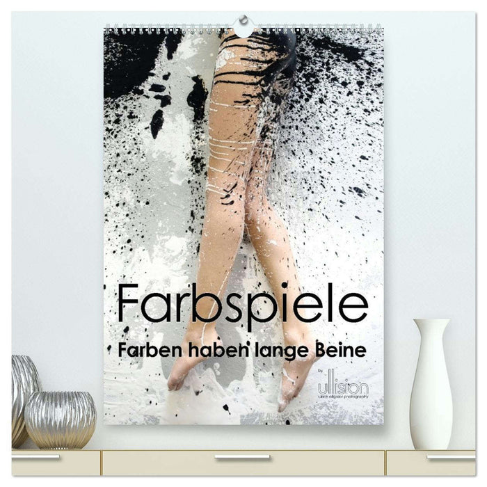 Farbspiele – Farben haben lange Beine (CALVENDO Premium Wandkalender 2026)