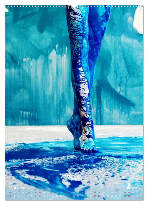 Farbspiele – Farben haben lange Beine (CALVENDO Premium Wandkalender 2026)