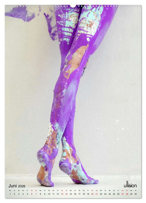 Farbspiele – Farben haben lange Beine (CALVENDO Premium Wandkalender 2026)