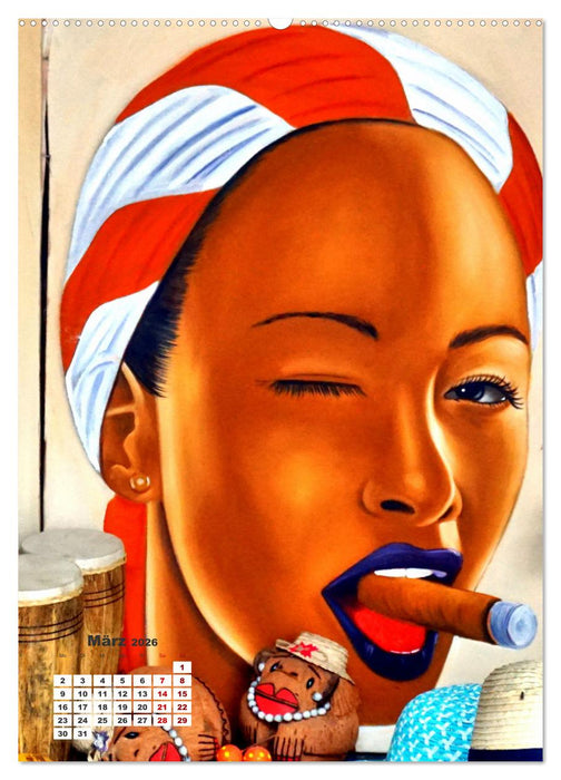 HABANERAS - Zigarren-Raucherinnen in Kuba (CALVENDO Premium Wandkalender 2026)